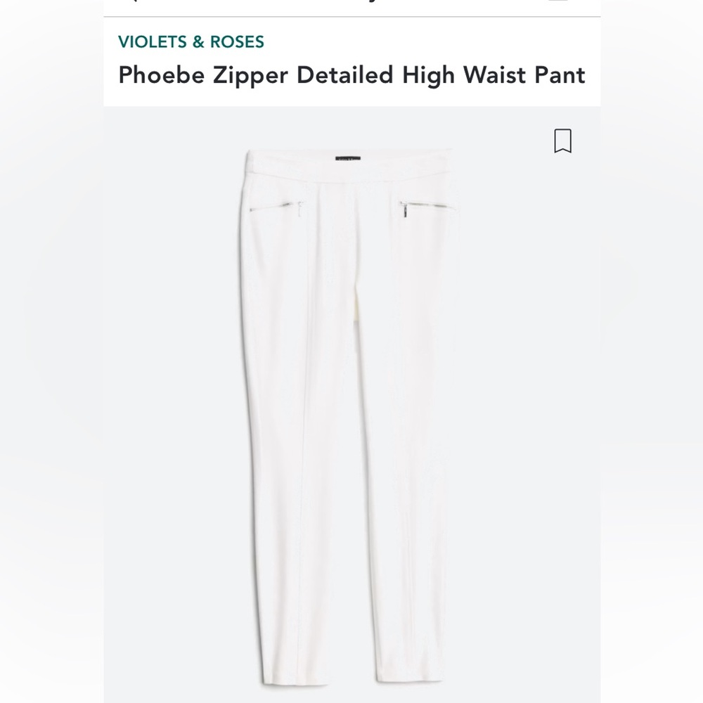 Stitch Fix | Violets & Roses high waisted pant.  Never worn.  New with Tags